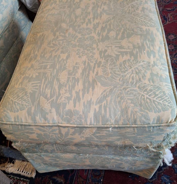 damaged ottoman 