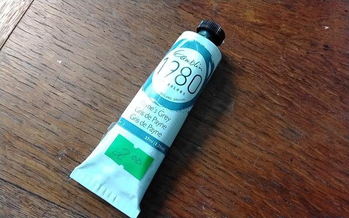 Finding oil paint at a thrift shop
