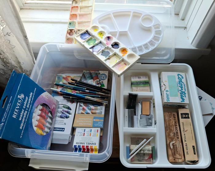 art supplies galore!