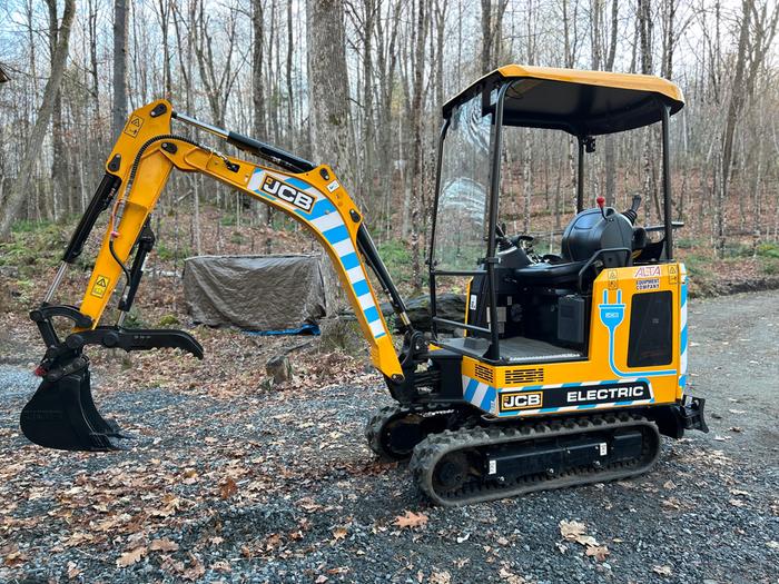 JCB electric mini excavator - essential homestead tool