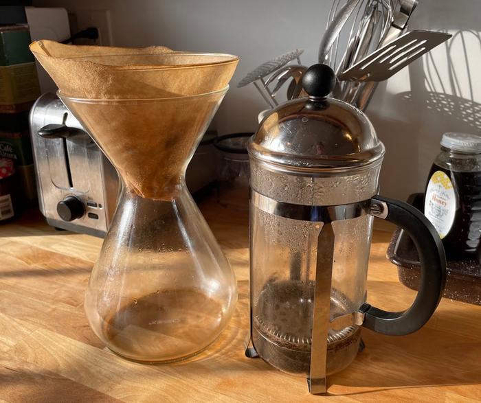 coffee setup fast and without plastic