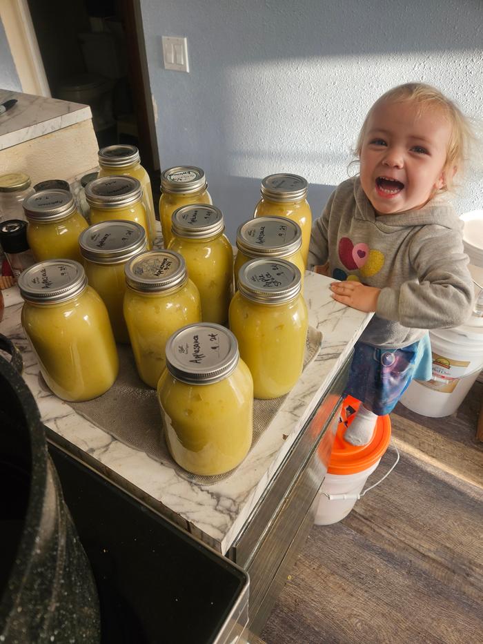 12 more jars of applesauce