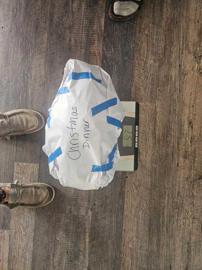 21 pound of finished bird