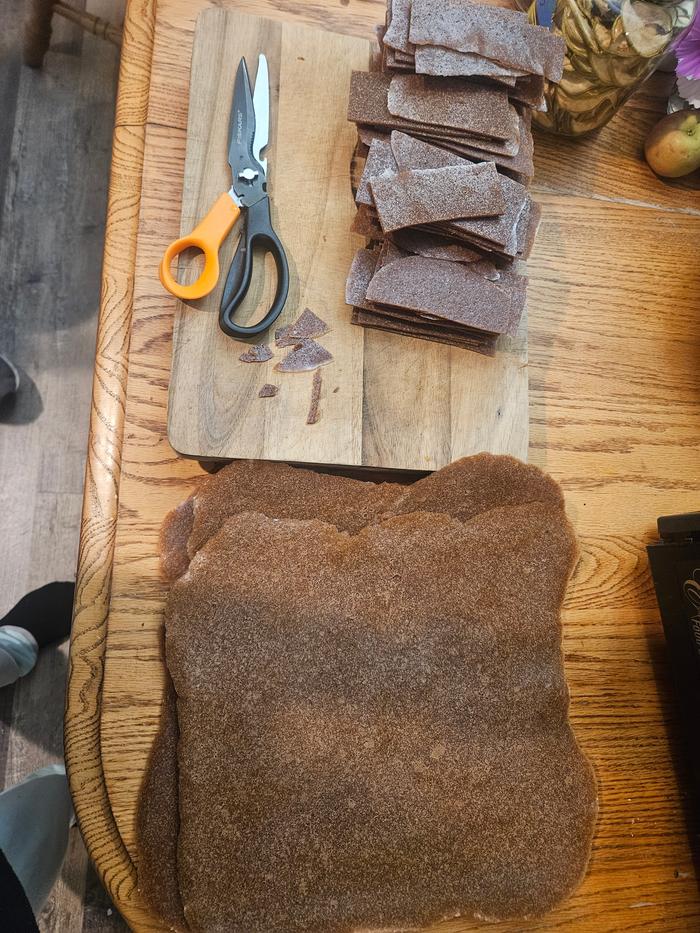 9 more sheets of fruit leather