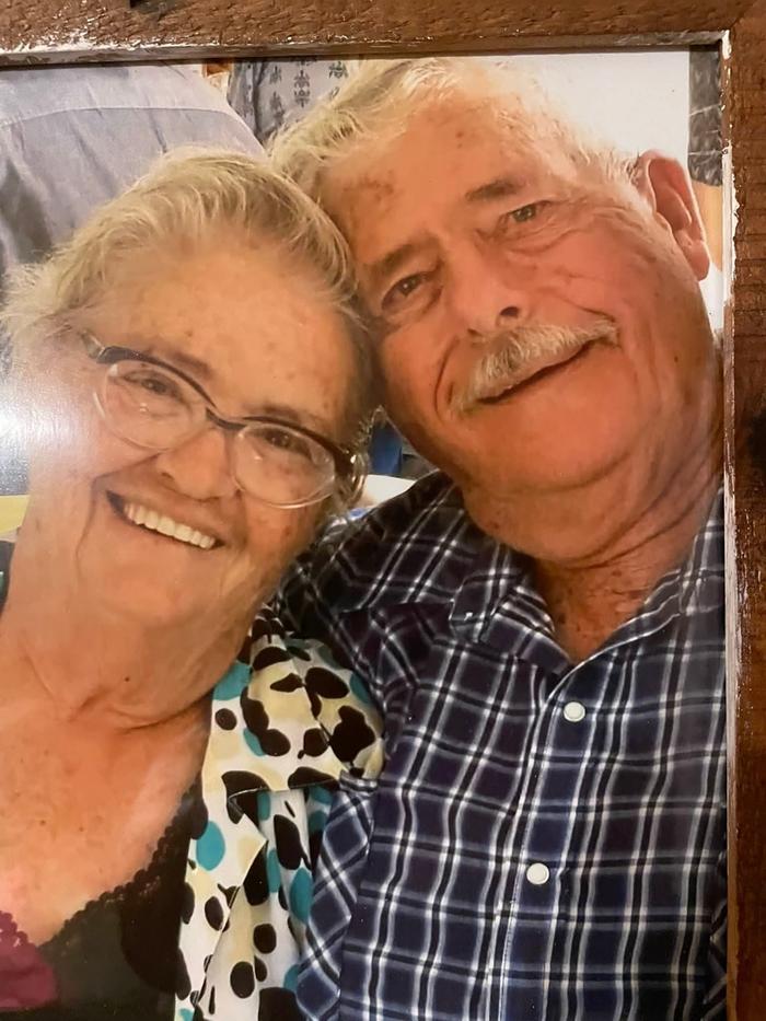 Bob, with his wife, Kay, the cooker of all the scaley things!