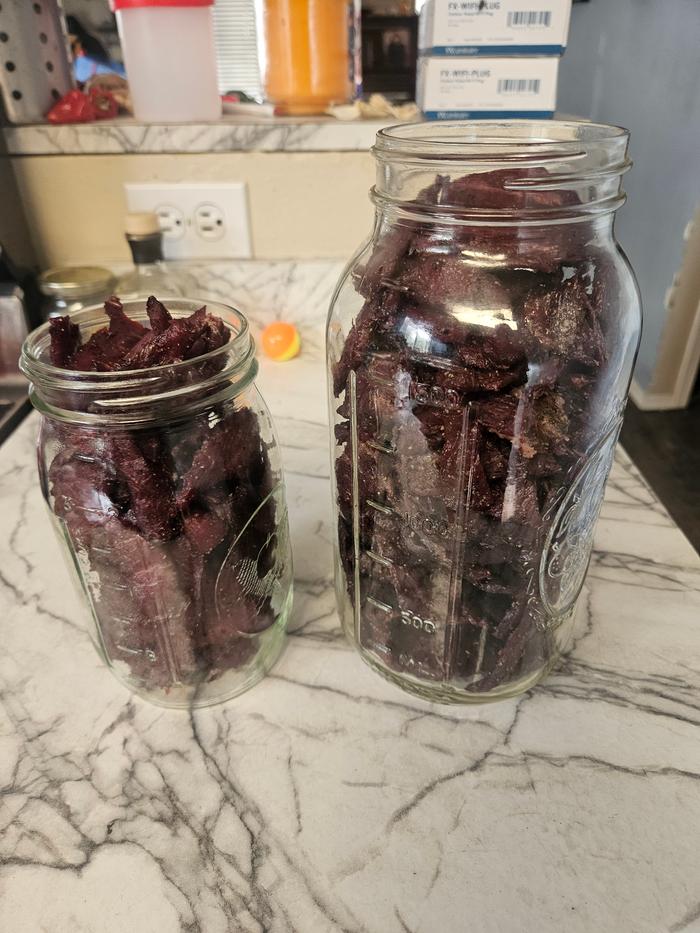 Dried and ready to store