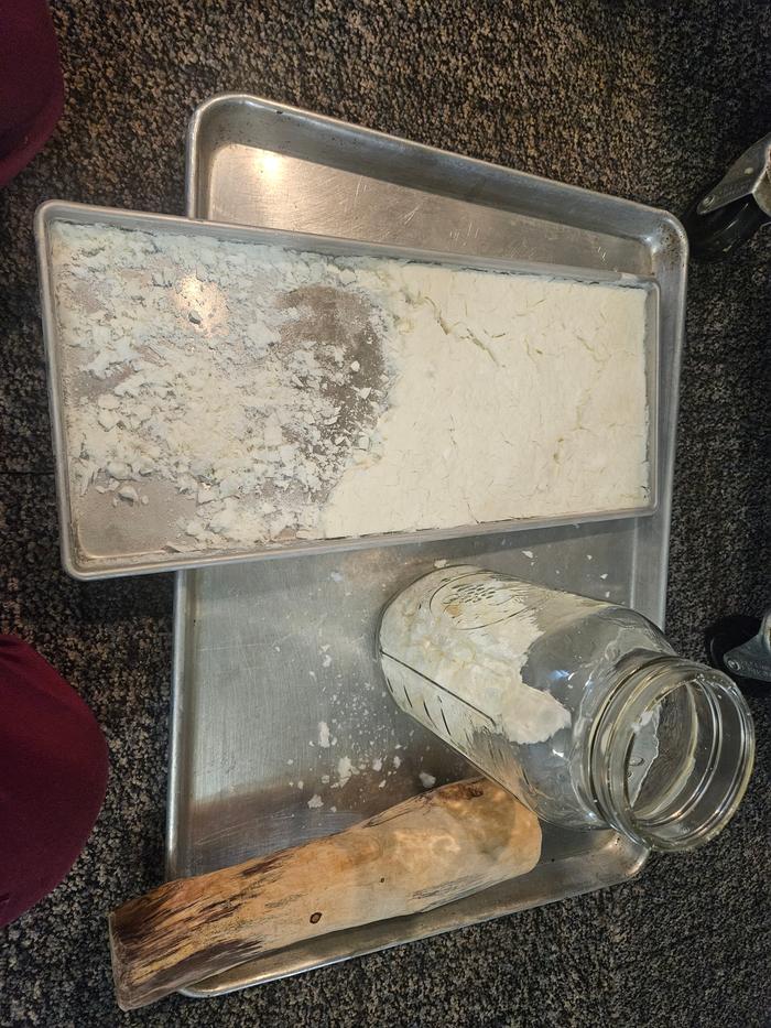 I gallon after freeze drying fits into half the space