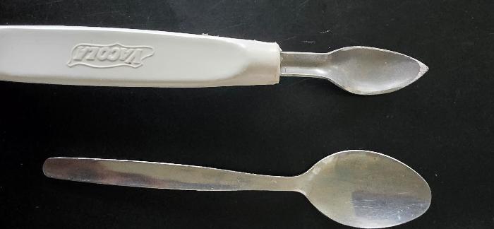 Peach pitter &amp;amp;amp;amp; thin teaspoon