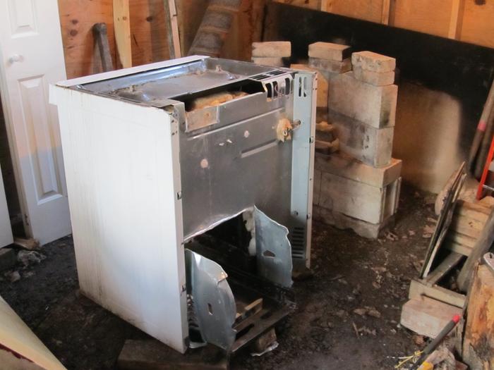 preparing evaporator shell/base