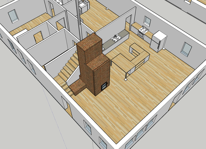 Here's the first floor layout.