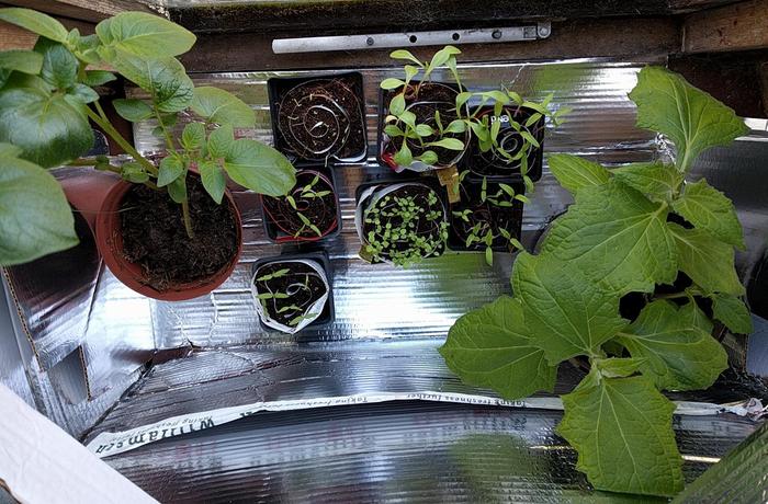 reflective box to help light distribution