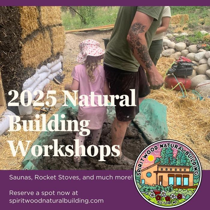 2025 natural building workshops