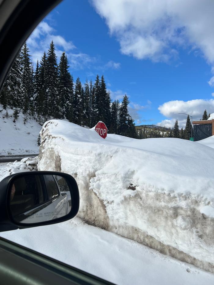 They got a lot of snow at Lolo Pass