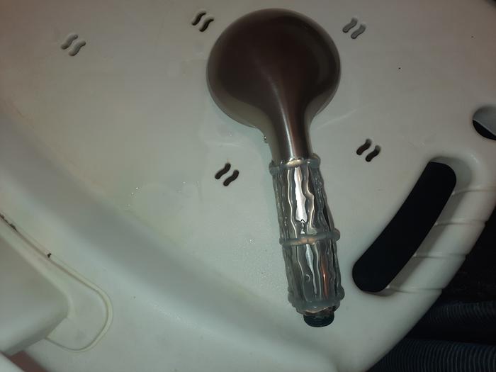 Grippier shower head/ handle thing.