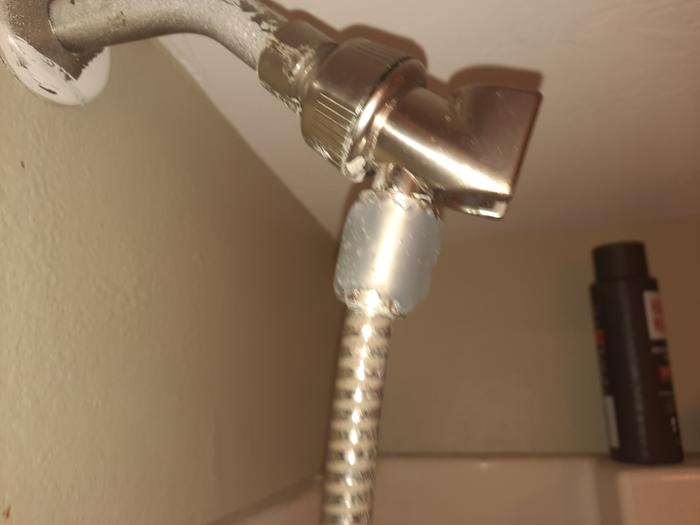 Grippier shower hose nut.
