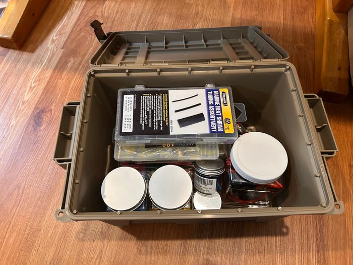Large Ammo Can for Larger Items and Plastic Jars