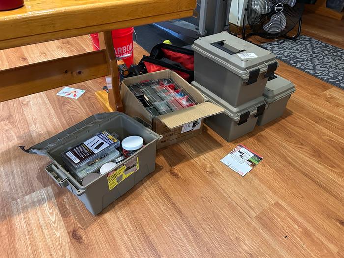 My Collection of Miscellaneous Electrical Stuff Organizers