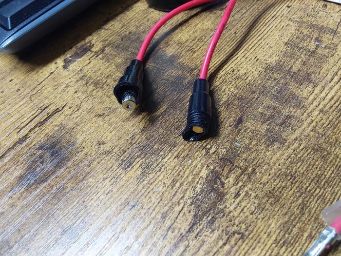 What's left of the fuse holder (fuse is still good)