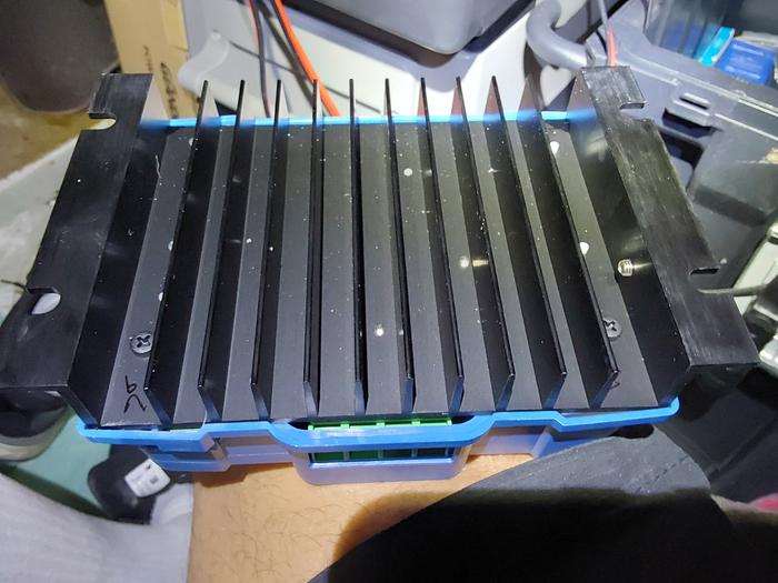 The back of the charge controller 