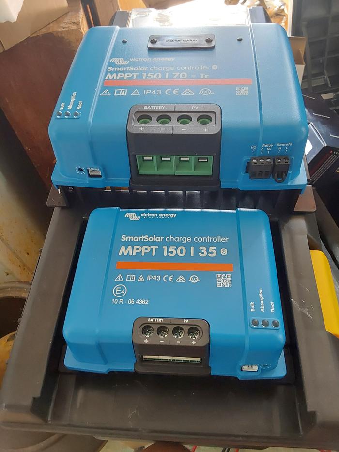 The 150/35 is a press fit in the slot, but the 150/70 isn't even close