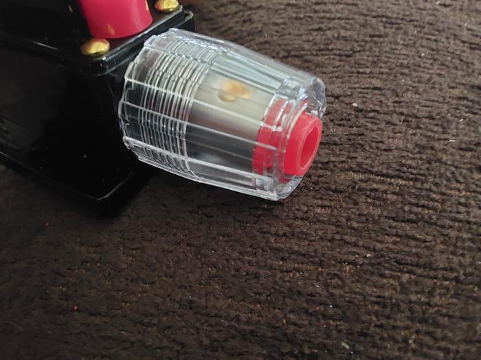 To put in 2 AWG wire, remove the weather seal (no need or room for it anyway) 