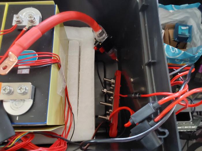 The most space-efficient place to put this is deep down here, but there's no tool access to connect anything else later! 