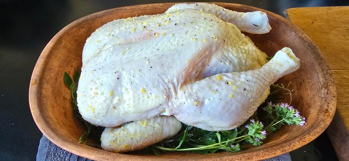Oven ready chicken