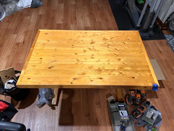 2x4 table top