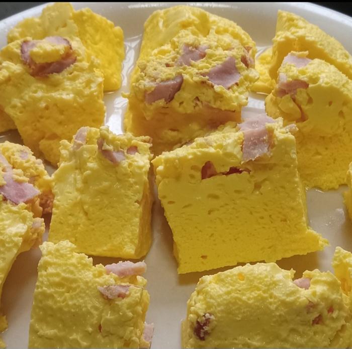 Turned into egg tofu hour later