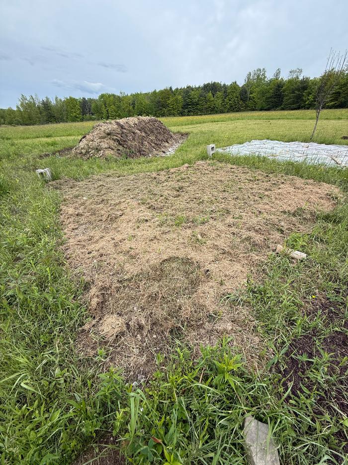 Hugel mound and second garden bed