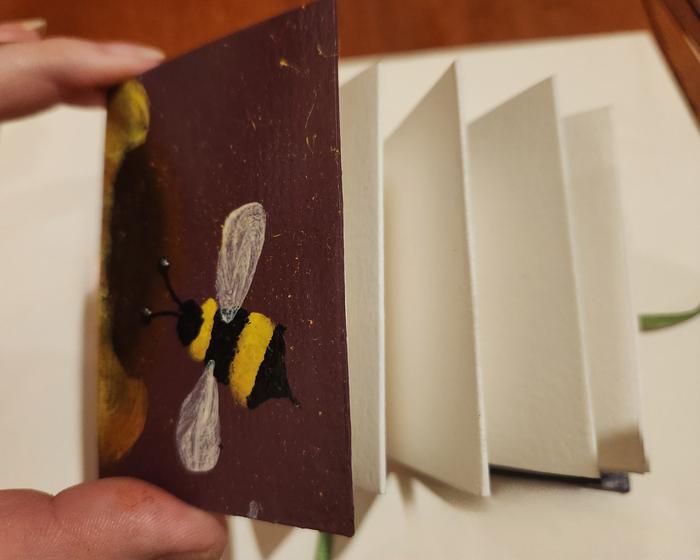 Front of 2x3" paint pad (I painted both the front & back, and made the pad)