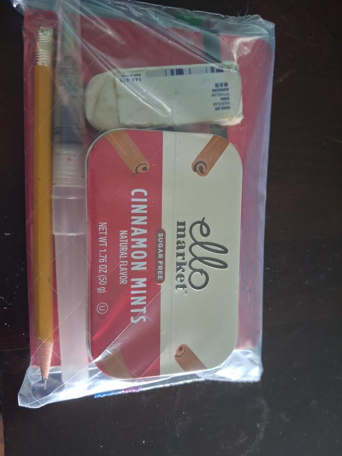 My mini kit all packed up