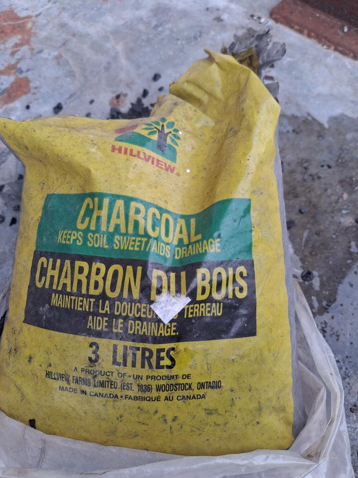 old garden charcoal 