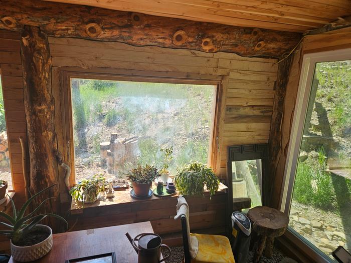 Solarium panels around window... progress pic