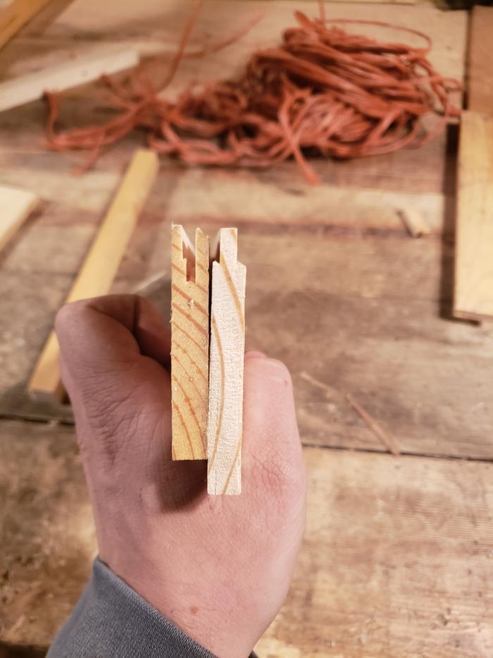 My attempt at building without fasteners.