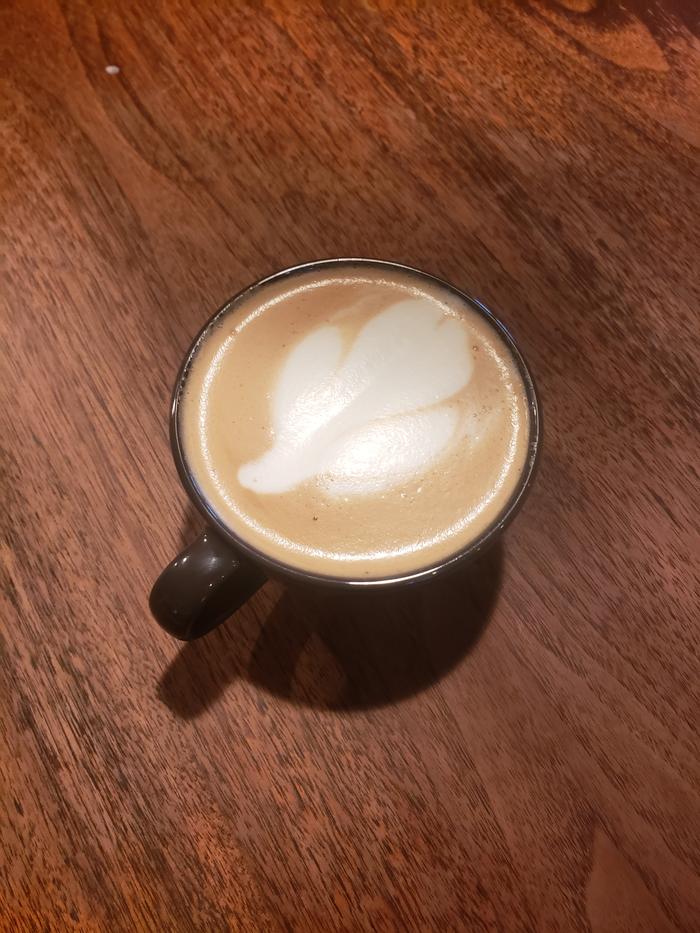 My attempt at latte art.