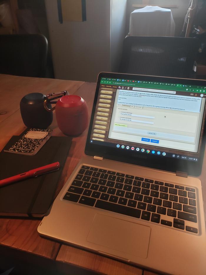 A clean space for typing.