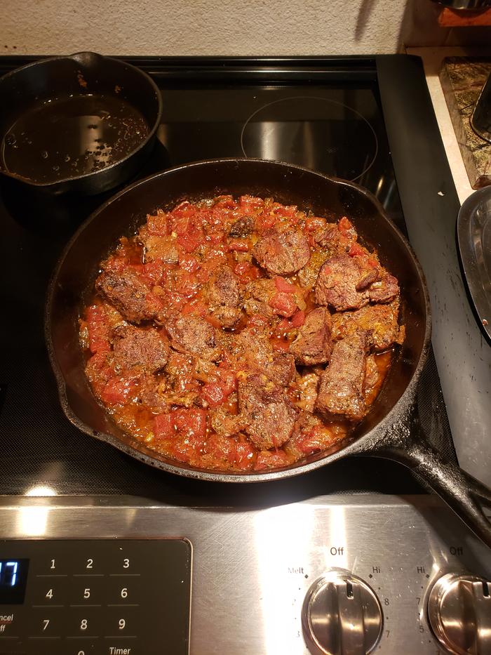 Braised lamb for Sunday lunch