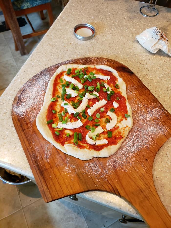 Poly dough pizza