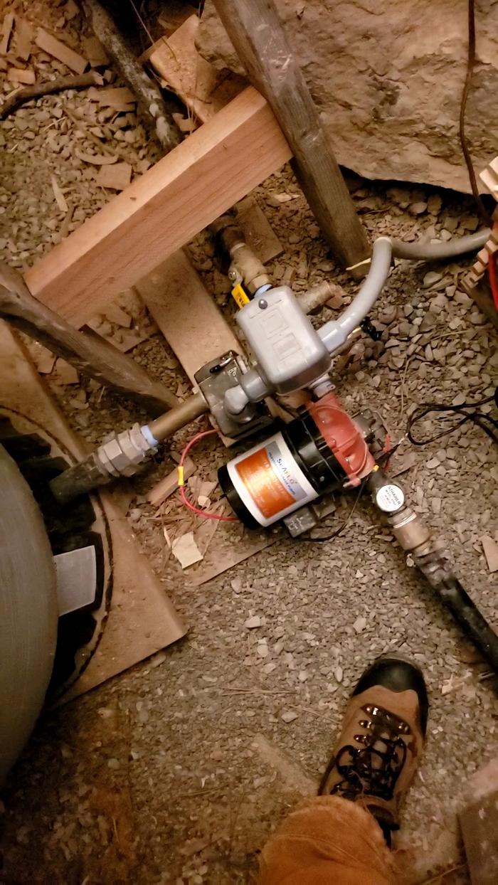 The pressure pump as seen at the lab