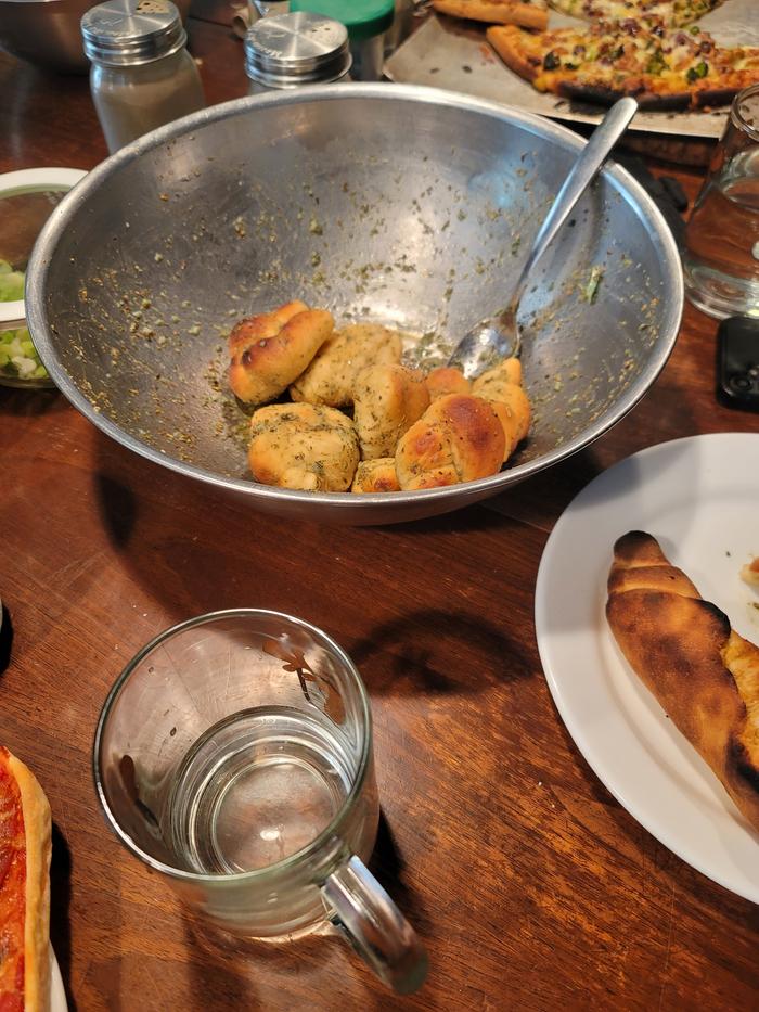 And garlic knots