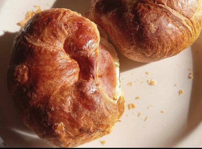 Air fried croissant
