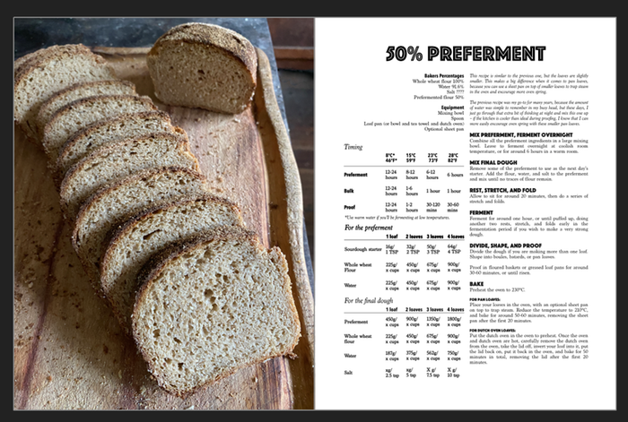 Sourdough book design