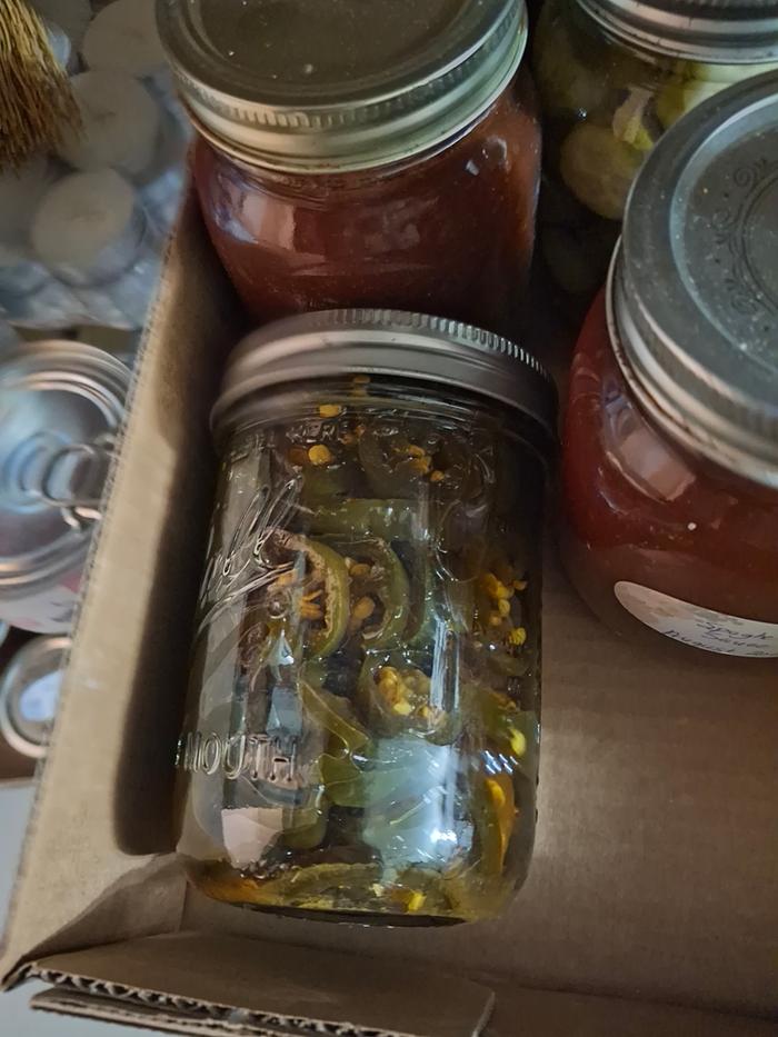 the jalapeños