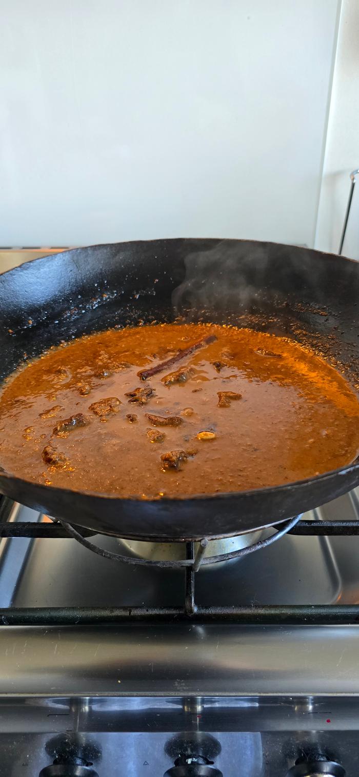 Reducing the sauce