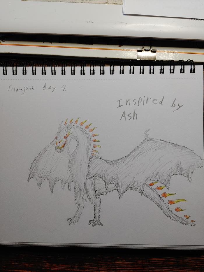 dragon inspired by ash