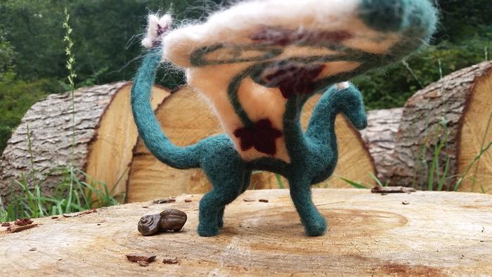 How do dragons poop, anyway? With their tail up?
