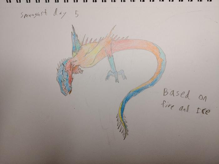 dragon based art drawing
