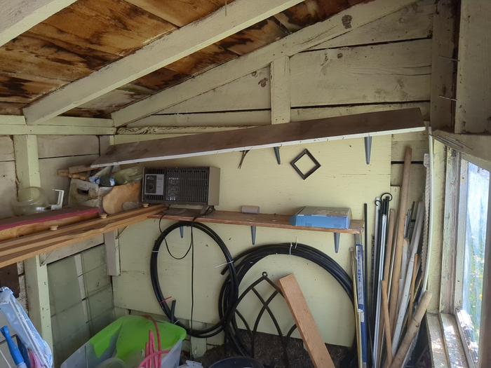 More stuff in the shed.