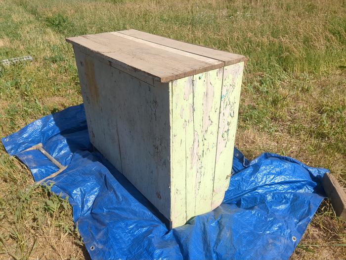 Found this old cabinet.